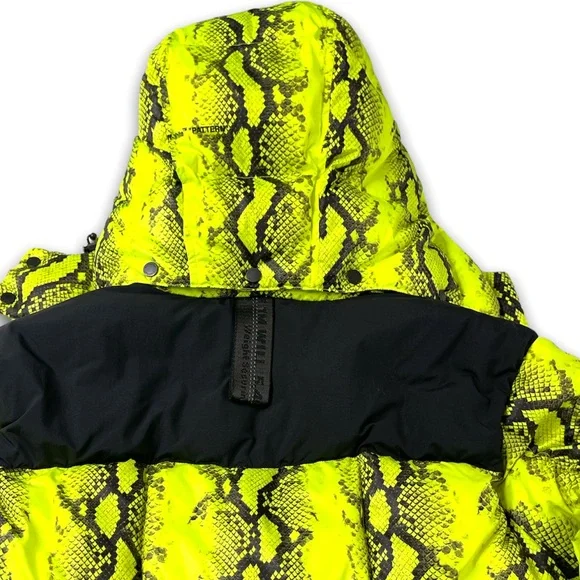 Authentic Off White Neon Green Removable Hoodie Jacket